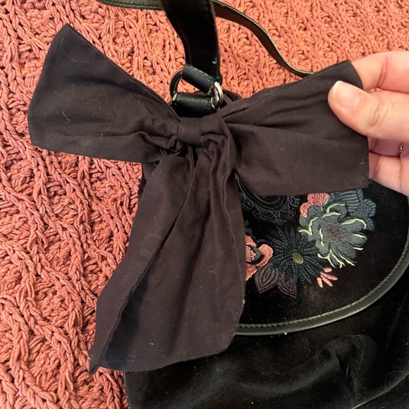 Juicy Couture Y2K Vintage Black Floral Shoulder Bag - Picture 2 of 14